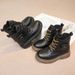 Boys' Martin Single Girls' Autumn Winter New Children's Snow Genuine Leather Cotton Shoes Short Boots_vogvips.com