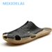 MIXIDELAI New Quality Leather Non-Slip Beach Sandals Comfortable Summer Shoes Slippers Classics Men Flip Flops_vogvips.com
