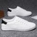 Spring Large Size Foreign Trade Special New Men's Four Seasons Fashion Versatile Soft Sole White Shoes_vogvips.com