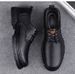 Men's Leather Shoes First Layer Casual Leather Shoes Men's Black Low-top Martin Boots Tooling Shoes_vogvips.com