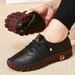 Sneakers For Women Leather Casual Vulcanized Female Shoe Soft Comfortable Flat Loafers Slip On Shoes Zapatillas De Mujer_vogvips.com
