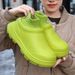 Plus Size Cotton Winter Water Nurse Chef Restaurant Work Sock Mouth Fleece-Lined Outdoor Warm Shoes_vogvips.com