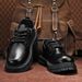 High Quality 2024 Men Casual Leather Business Tooling Shoes Comfy Thick Bottom Italian Male Shoes Antiskid Outdoor Oxford Shoes_vogvips.com