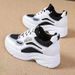 Women's Dad Sneakers Ins Trend 2025 New Spring Internet Celebrity Casual Comfortable Student Platform Sole Leather_vogvips.com