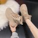 Snow Boots Women's Velvet Thickened High-top Platform Student Sports Cotton Shoes Tide_vogvips.com