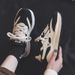 Women's Mesh Dad Shoes Women's New Fashion Thick Bottom Leisure Sports White Shoes_vogvips.com