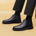 Men's Dress Casual Leather Shoes Men's Velvet Soft Leather Sole_vogvips.com
