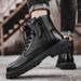 European Warm Series Genuine Martin Large Size Winter Warm Thick Sole Long Men's Leather Cotton Boots Non-Slip Wear-Resistant_vogvips.com