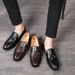 Autumn Style Business And Leisure Small Leather Shoes For Men, Korean Version, Young Hairstylist, Pointed Fashion Men's_vogvips.com