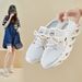 Flying Woven Shoes Student Sports Shoes Mesh Breathable Fitness Running Casual_vogvips.com