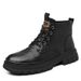 European Warm Series Autumn Winter Fleece-Lined Cotton High-Top Sneakers Shoes 2025 New Thickened Martin Men's Short Boots_vogvips.com