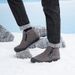 Winter Fashion Men's Outdoor Waterproof Non Slip Warm Five Finger Snow Boots Daily Youth Cotton Shoes_vogvips.com
