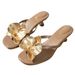 Cross-border Plus-size Summer New Floral For Women, Square-toed Thong High-heeled Fashion Sandals Wholesale_vogvips.com