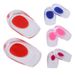 Thin Gel Heel Cushion Inserts - Shock Absorbing Foot Pads For Men & Women (Red/Blue, S/M/L) - Comfortable PU Heel Cups For Daily Wear_vogvips.com