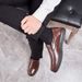 Spring New Genuine Leather Business And Casual Daily Breathable Men's Shoes, Soft Top, One Step Push On Shoes_vogvips.com
