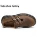 Hot-Selling Mary Jane 8065 Genuine Low-Top Small Leather Shoes For Women Crazy Horse Brown Fashion Student Casual_vogvips.com