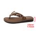 2026 New Large Size Cross-Border Thick-Soled Flip-Flops With Rhinestone Flowers, European And American Fashion Thong_vogvips.com