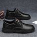 Men Special Work Shoes 2025 Autumn Men's Low-Top Work High-Quality Trendy Youth Large Size Small Leather Casual Martin Shoes_vogvips.com