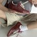 Vintage Two-Tone Lace-Up Ballet Sneakers For Women & Men – Retro-Inspired Suede Training Shoes With Hidden Wedge Sole, Casual Comfort_vogvips.com