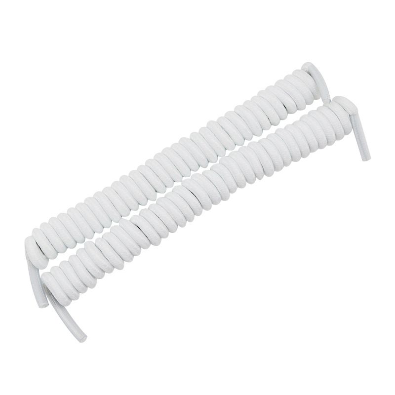 Shoelaces Round Solid Color Polyester Spring Shoelaces Stretchable Foam Shoelaces Sports Shoes DIY Decoration Rope_vogvips.com