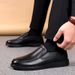 TerraStride Men' Caual Genuine Leather Wear-reitant Sole Soft Surface Slip-on Cowhide Practical Middle-aged And Elderly Dad_vogvips.com