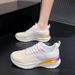 New Breathable Flying Woven Sports For And Women Running Thick Soled Casual Shoes Men F_vogvips.com
