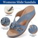 Women's Shoes Large Size Summer New Round Head Flower Hollow Breathable Leisure Flat Bottom Wedge Heel Sandals_vogvips.com