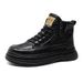 European Warm Series Sailop Martin Men's Shoes 2025 Autumn Winter New High-top Workwear British Short Boots Mid-top Sneakers_vogvips.com