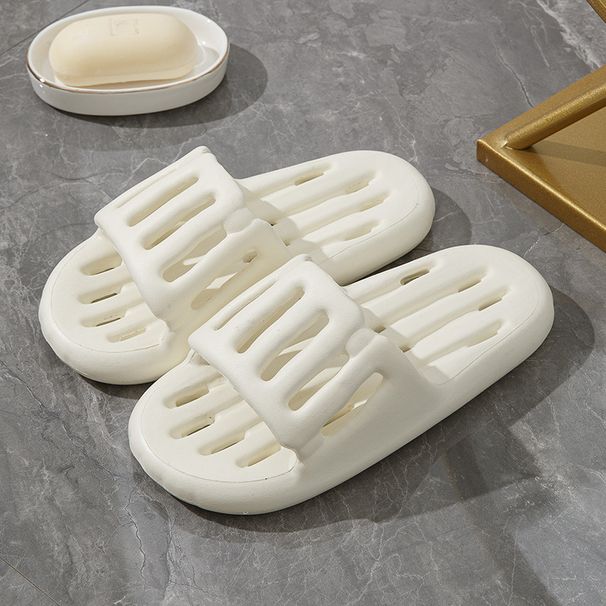 Slippers For Women, Indoor Shower, Water Leakage, Household Use, Hollow Hole Bathroom, EVA Thick Soled Cool_vogvips.com