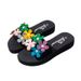 Anti-slip, Comfortable, Thickened Princess-style Floral Women's Slip-on Sandals, Ultra-light, Trendy, Home-friendly,_vogvips.com