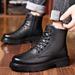 European Warm Series Martin Boots Genuine Sheepskin Wool Integrated Winter High-top Cotton Men's Non-slip Thickened Fleece Warm Casual_vogvips.com