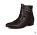 Men's High-Top Chelsea Boots - Stylish PU Leather Ankle Boots With Side Zipper, Slip-Resistant Rubber Sole, Comfortable & Fashionable For Casual_vogvips.com