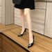 898-327 Dropshipping Fashion Rhinestone Socialite Style Women's High-heeled Shoes 2026 Winter New Model Shallow Cut Slim_vogvips.com