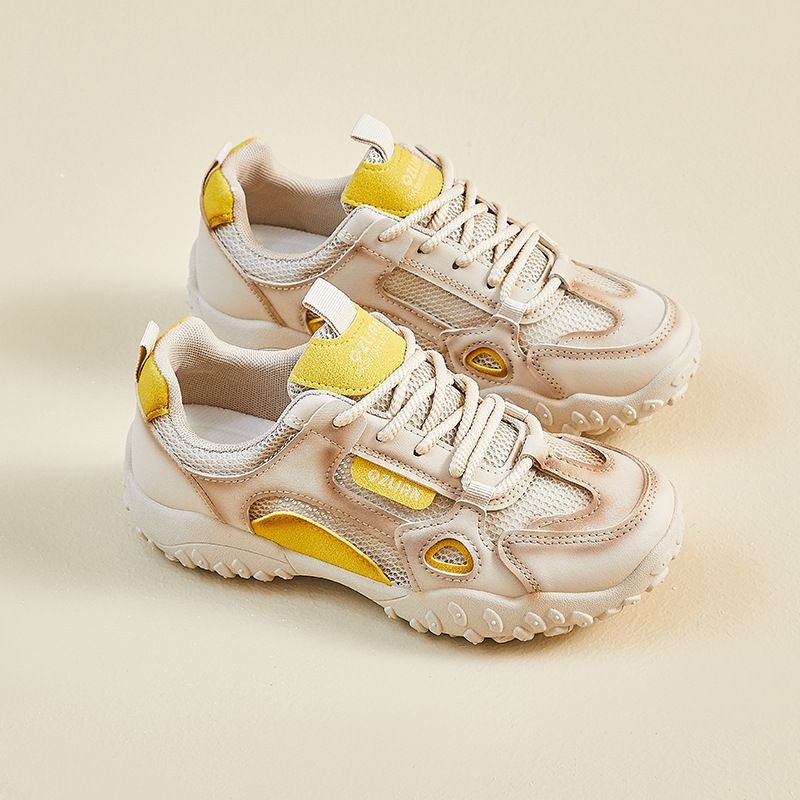 Ins Trend Korean Style New Dad Shoes For Women 2025 Summer Student Sports Running Casual Mesh Breathable L0801-1_vogvips.com