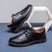 2024 New Men's Leather With Soft Cowhide Sole, Versatile Breathable British Style Business Casual Shoes_vogvips.com