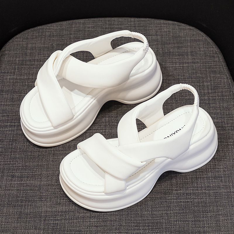 Thick-soled Small Women's Sandals Wear Versatile Muffins To Increase The Height Of Casual Sports Women's Sandals_vogvips.com