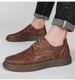 Inner Height-increasing Men's Shoes Casual Single Shoes Men's Board Shoes Genuine Leather Men's Low-top Men's Lace-up Leather Shoes_vogvips.com