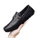 Cross-border Large-size Men's Loafers Made Of Two-layer Cowhide, Soft Leather, Comfortable Slip-on Casual Leather For_vogvips.com