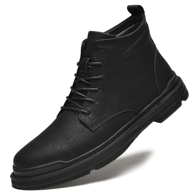 Men's Shoes Men's Medium Top Short Boots Vintage Martin Boots_vogvips.com