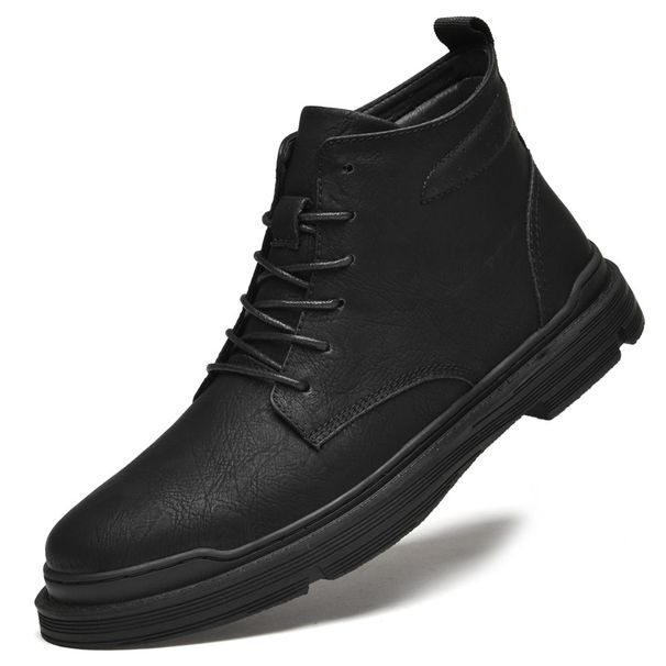Men's Shoes Men's Medium Top Short Boots Vintage Martin Boots_vogvips.com