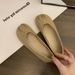 Jin Xing Qi Flat Gentle Evening Breeze Single Shoes For Women Soft Sole Comfortable French Style Loafers_vogvips.com