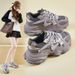 Daddy Shoes Female Student Sports Running Casual Shoes Platform Heightening Shoes_vogvips.com