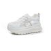 Hollow Breathable Mesh Dad Shoes 2025 Summer New Thick-Soled Versatile Casual Sports Super Popular White Sneakers For_vogvips.com