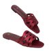 2026 New Flat Rhinestone Slippers For Women, Summer Outdoor Wear, Hollow Design, Light Luxury Vacation Style, Large Size Flat Slide Sandals For Women_vogvips.com