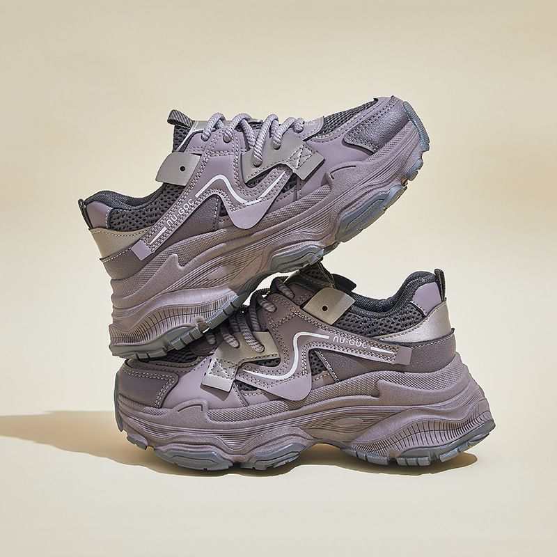 Daddy Shoes Female Student Sports Running Casual Shoes Platform Heightening Shoes_vogvips.com