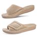 Crestar Women' Slippers Winter Fashion Open Toe Fluffy Solid Color House Slippers New Indoor And Outdoor Antiskid Cotton Shoes_vogvips.com
