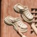 Hole Shoes Women's High Heel Slippers Summer Breathable Garden Shoes Women's Heel Closed Toe Shoes Sandals_vogvips.com