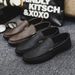 SHLIANG New Men Loafers Shoes Fashion Comfy Slip-on Drive Moccasins Footwear Male Brand Leather Boat Shoes Men Casual Shoes Y0172_vogvips.com