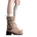 Maillard~Western Cowboy For Women With Belt Buckle, Over-the-Knee Boots, Chunky Heel Slimming Long Riding Boots_vogvips.com