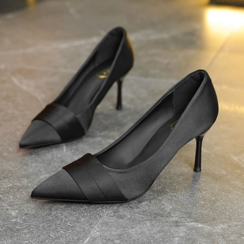 797-A303 French-style Elegant Fairy Sho, 2025 Spring New Model, Sophisticated Socialite Dign, Pointed-toe Single_vogvips.com